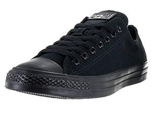 Converse Unisex Chuck Taylor All Star Ox Basketball Shoe (5.5 B(M) US Women / 3.5 D(M) US Me, Black Monochrome)