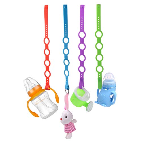 Ymeibe Baby Pacifier Clips Stretchable Silicone Toy Safety Straps
