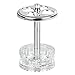 iDesign Alston Plastic Toothbrush Holder Stand for Bathroom, Vanity Countertops in Master, Guest, and Kids' Bathrooms, 3.25