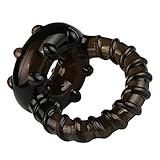 Male Soft Stretchy Silicone Time Delay Ring Couples Dual Rings Game Play Kits