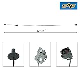 EAG 42.5 inch Third Brake Light Extension Wire Harness - Single Fit for 07-18 Jeep Wrangler JK