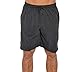 At The Buzzer 14501-Charcoal-L Men's Pajama Shorts/Sleepwear/PJs