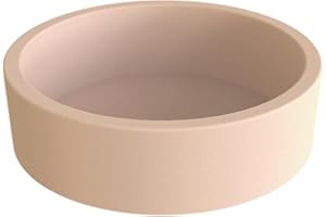 Wonder Space 47" Premium Kids Foam Ball Pit, CPSIA-Certified Safe Soft Play Pool for Toddlers, Large Spacious Round Design for 2-3 Kids, Ideal Gift for Indoor Nursery (Beige)