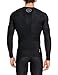 SKINS Men's A400 Long Sleeve Compression Top, Black, Small