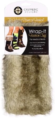 CastMedic Designs Wrap-It Faux Fur, Brown