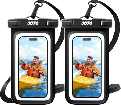JOTO Pack Waterproof Phone Pouch Case Up to 7, IPX8 Underwater