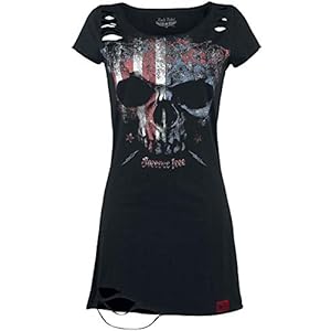 Rock Rebel by EMP Living Legend Korte jurk zwart