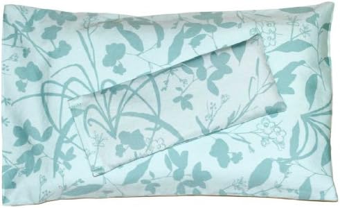 Buckwheat Yoga Pilow and Flax Seed Eye Pillow. Purity-Organic Cotton Fabric.Vanilla-Lavender scent. Refill drops included.