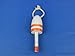 Handcrafted Nautical Decor Wooden Vintage Orange Lobster Trap Buoy 7