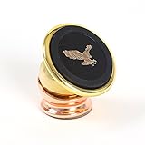 Portable magnetic universal car mount cell phones holder with mini size unblock driving sight in golden color