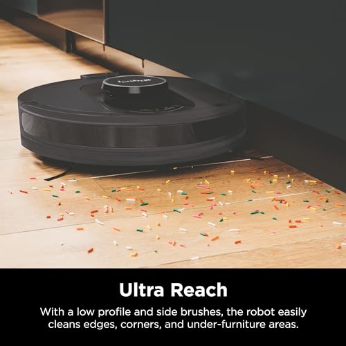 Shark AV2501S AI Ultra Robot Vacuum, with Matrix Clean, Home Mapping, 30-Day Capacity HEPA Bagless Self Empty Base, Perfect for Pet Hair, Wifi, Dark Grey - View 12