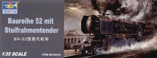 Trumpeter 1/35 Wwii German Br52 Kriegslocomotive Armored Steam Locomotive