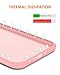 DTTO Compatible with iPhone 8 Plus Case and iPhone 7 Plus Case, Silicone Case [Romance Series] Rubber Anti-Scratch Thin Slim Fit Cover for iPhone 8 Plus 7 Plus 5.5 inches - Crystal Pink
