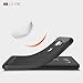 LG V30 case, TopACE Ultra Slim Thin Carbon Fiber Scratch Resistant Shock Absorption Soft TPU Protective Cover for LG V30 (2017)-Black