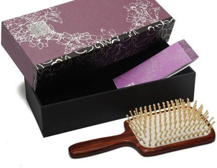Carpenter Tan Rosewood Hair Brush Gift Set 1-1