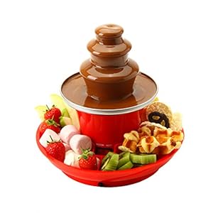 Global-Gourmet-Mini-Chocolate-Fountain-Fondue-Set-with-Party-Serving-Tray-Included-Electric-3-Tier-Machine-with-Hot-Melting-Pot-Base-Keep-Warm-Function Global Gourmet Chocolate Fountain Mini Fondue Set with Party Serving Tray Included | Electric 3-Tier Machine with Hot…