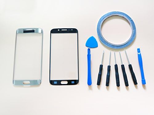 New For Samsung Galaxy S6 Edge G925F Front Glass Outer Screen Lens Replacement with Repait Tools Kit (Gold)