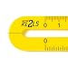 Angle Template Tool #1 RETOOLS with Metal thread on the knobs - Plastic- Super Angle Finder & Multi-Angle Measuring Ruler for Handymen, Builders, Tilers, Craftsmen and DIY-ers