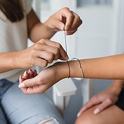 Morse Code Bracelets for Women, -01
