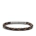 Fossil Men's Braided Brown Bracelet