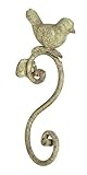 Shabby Cottage Chic Bird Decorative Wall Hook