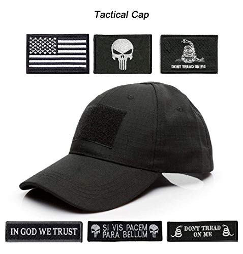 Antrix 13 Pieces Punisher Dont Tread On Me Pirate Molon Labe EMT Tactical Morale Patch Full Embroidery Military Patch Set for Caps,Bags,Backpacks,Clothes,Vest,Military Uniforms,Tactical Gears Etc.