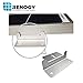 Renogy 4 Sets of Solar Panel Mounting Z Brackets Lightweight Aluminum Corrosion-Free Construction for RVs, Trailers, Boats, Yachts, Wall and Other Off Gird Roof Installation, 4 Count