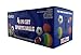 KINREX 4 PC Sports Ball Set - 1 Rainbow Playground Ball - 1 Football - 1 Soccer Ball - 1 Basketball - 1 Deluxe Ball Pump