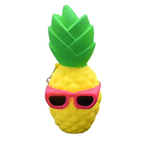 Squishy Slow Rising Toys,Crazy Cartoon Pineapple Squeeze Toy Decompression Toys Fun Kids Gift