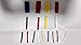 Copapa 610 pcs 2:1 Heat Shrink Tube 6 Colors 10 Sizes Tubing Set Combo Assorted Sleeving Wrap Cable Wire Kit for DIY Kit - 2:1 Shrink Ratio (610CS)