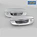 E-Autogrilles Triple Chrome Plated ABS 2 Door Handle Cover with Passenger Key Hole for 94-01 Dodge Ram 1500 / 94-02 Dodge Ram 2500/3500 ( 64-0200 )