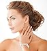 The Pearl Source 4-5mm Rice Shaped White Freshwater Pearl Bracelet for Women - Cultured Pearl Bracelet in 925 Sterling Silver with Genuine Cultured Pearls