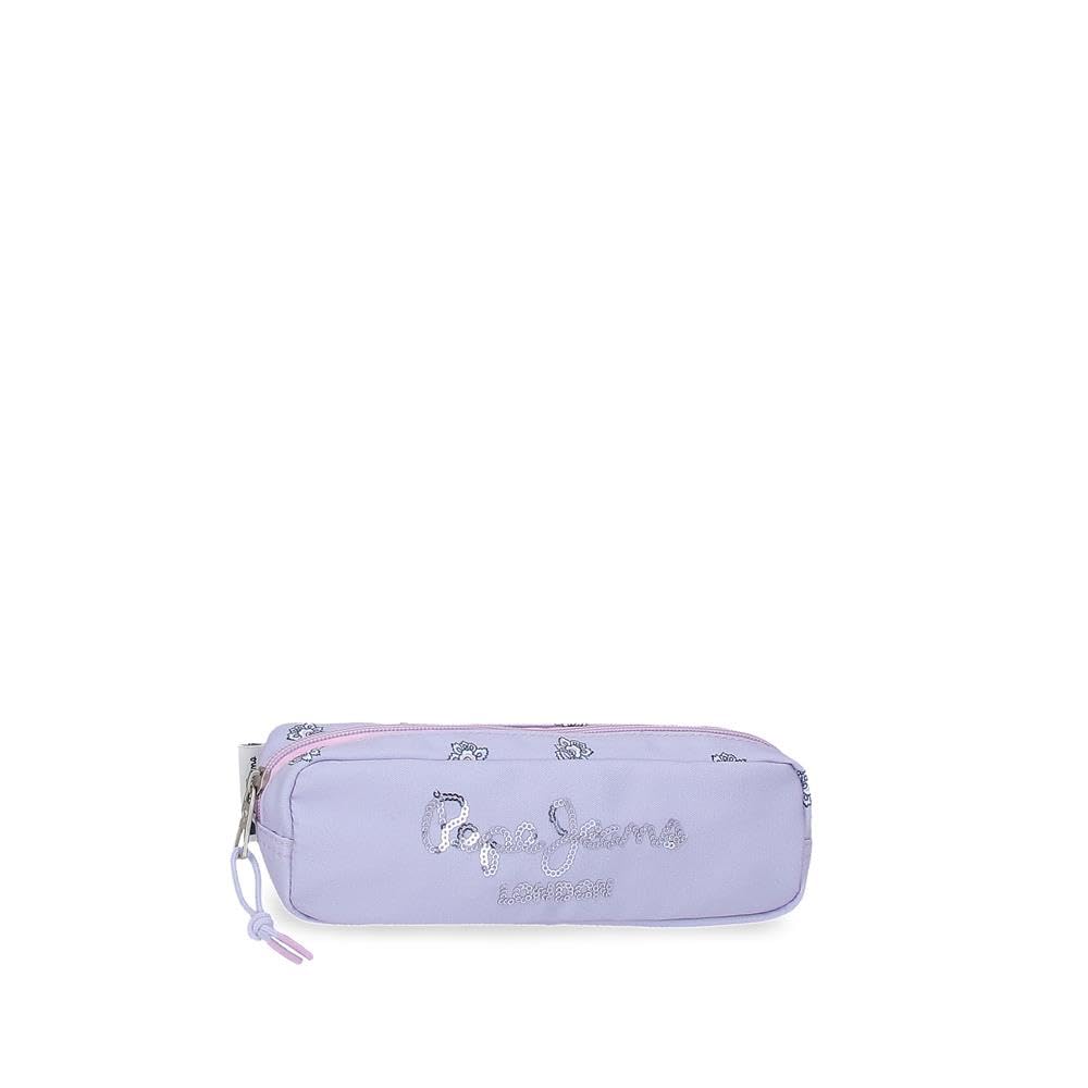 Pepe jeans Becca Pencil Case, Dark Purple, Standard Size, Suitcase