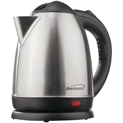 BRENTWOOD ELECTRIC TEA KETTLE 1.5 LITER STAINLESS STEEL, Case of 12