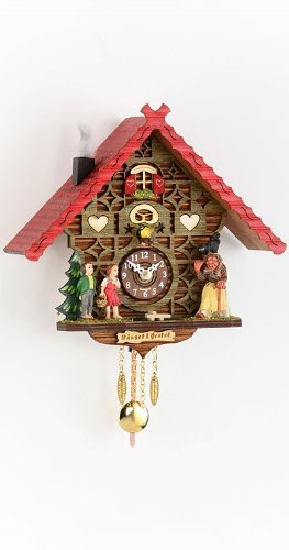 Trenkle Kuckulino Black Forest Clock Black Forest House with quartz movement and cuckoo chime TU 2050 PQ