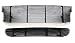 APS Compatible with Ford F-150 1999-2003 Lightning Aluminum Black Horizontal Billet Grille Grill Insert Combo F87932H