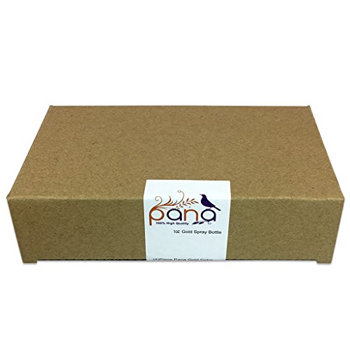 ( 4 Pieces) 1oz / 30ml Gold Frosted Glass Spray Bottle with Fine Mist Sprayer and Cap for Travel Perfume, Cologne, Essential Oils Alcohol and Other Liquids