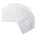 Milesky White Handkerchiefs Premium 60s Cotton 11 Inches (Pack of 18)
