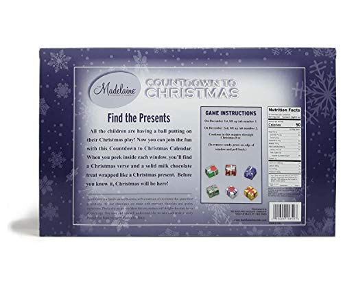 Madelaine Chocolate Christmas Pageant 2019 Christmas Countdown Advent Calendar with 24 Premium Milk Chocolates (8oz - 226g)