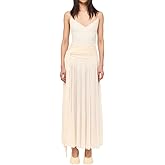 Ronny Kobo Womens Pleated Wrap INES Skirt