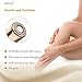 Akimy Painless Flawless Facial Hair Remover/Removal For Women with AA Battery (white)
