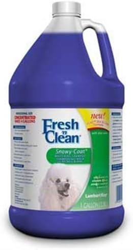 Fresh'n Clean Snowy-Coat Pet Shampoo, 1-Gallon by Fresh N Clean