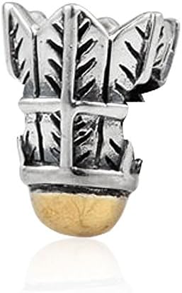 Choruslove Badminton Birdie Sport Charm Bead for European Bracelet