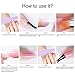 Saviland Poly Nail Gel Kit - Glitter Poly Nail Gel 6 Colors Builder Gel Nail Extension Gel Nail Enhancement Manicure Kit for Gel Polish Starter and Professional Nail Technician Gift Box Set 2