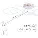 Motion Sensor Night Light [Rechargeable] Motion Detector Led Light [Stick-Anywhere] Cordless Step Light for Wall Hallway Closet Stairs Bedroom Nursery -White, 2 Pack