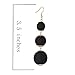 VK Accessories Thread Ball Dangle Earrings Thread Dangle Earrings Soriee Drop Earrings (3 pairs 02)