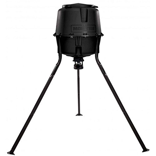 Moultrie 30 Gallon Hopper Hunting Tripod Deer Feeder Standard With