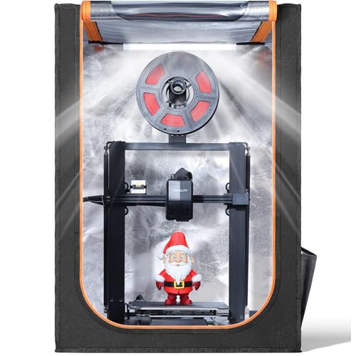 YOOPAI 3D Drucker Gehäuse Abdeckung mit LED Licht, Konstante Temperatur 3D Pinter Enclosure für Creality Ender 3 V3 SE/KE/Ender 3/Ender 3 V2/Anycubic