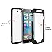 Amzer Full Body Hybrid Case with Built-In Screen Protector for iPhone 6/6s - Retail Packaging - Black