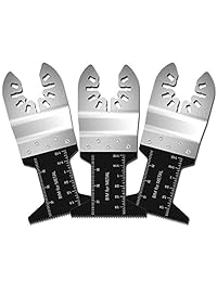 15 cuchillas de sierra oscilantes universales de metal y madera de liberación rápida, compatible con Fein Multimaster, Porter Rockwell, Black & Decker, Bosch Craftsman y más